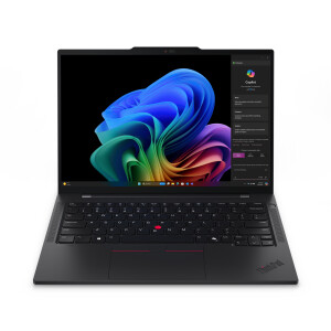 Lenovo ThinkPad T14s Gen 6 (Snapdragon) Copilot+ PC Qualcomm Snapdragon X1E-78-100 Laptop 35,6 cm (14") Touchscreen WUXGA 32 GB LPDDR5x-SDRAM 512 GB SSD Wi-Fi 7 (802.11be) Windows 11 Pro Amerikaans Engels Zwart