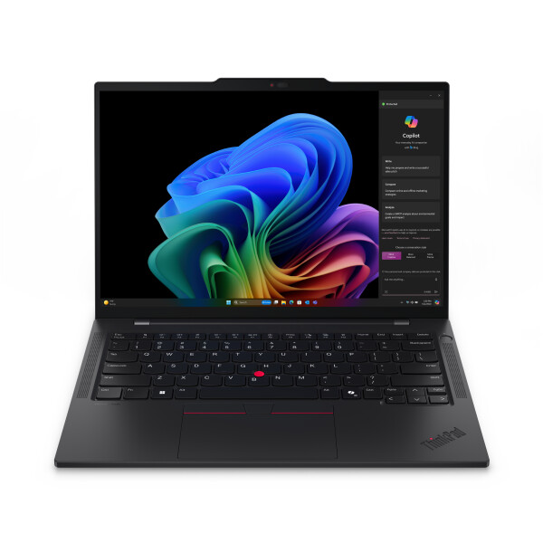 Lenovo ThinkPad T14s Gen 6 (Snapdragon) Copilot+ PC Qualcomm Snapdragon X1E-78-100 Laptop 35,6 cm (14") Touchscreen WUXGA 32 GB LPDDR5x-SDRAM 512 GB SSD Wi-Fi 7 (802.11be) Windows 11 Pro Amerikaans Engels Zwart