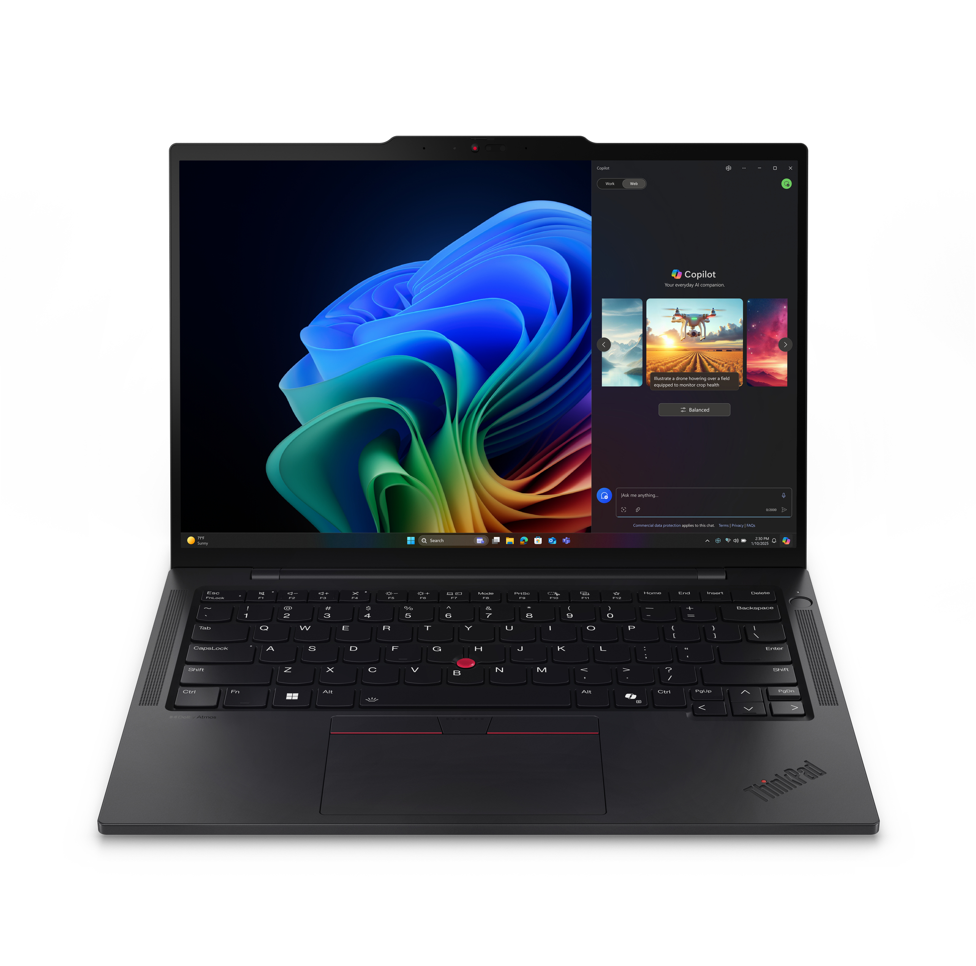 Lenovo ThinkPad T14s Gen 6 (Intel) Intel Core Ultra 5 225U Laptop 35,6 cm (14") WUXGA 16 GB LPDDR5x-SDRAM 512 GB SSD Wi-Fi 6E (802.11ax) Windows 11 Pro Duits Zwart