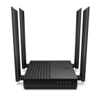 TP-Link Archer C64 draadloze router Gigabit Ethernet Dual-band (2.4 GHz / 5 GHz) Zwart
