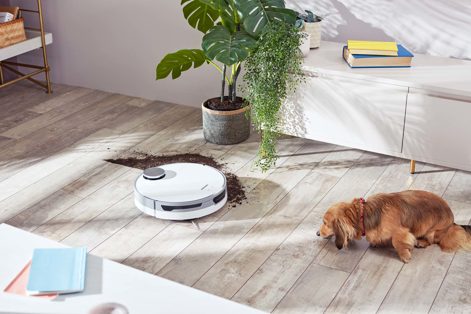 Samsung VR30T85513W JetBot+ robotstofzuiger 0,3 l Zakloos Wit - Afbeelding 24