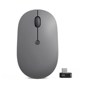 Lenovo Go USB-C Wireless Mouse muis Kantoor Ambidextrous RF Draadloos Optisch 2400 DPI