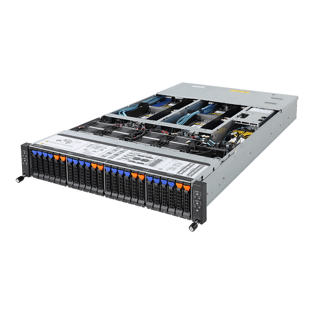 GIGABYTE H261-Z61 Socket TR4 Rack (2U) Zwart - Afbeelding 2