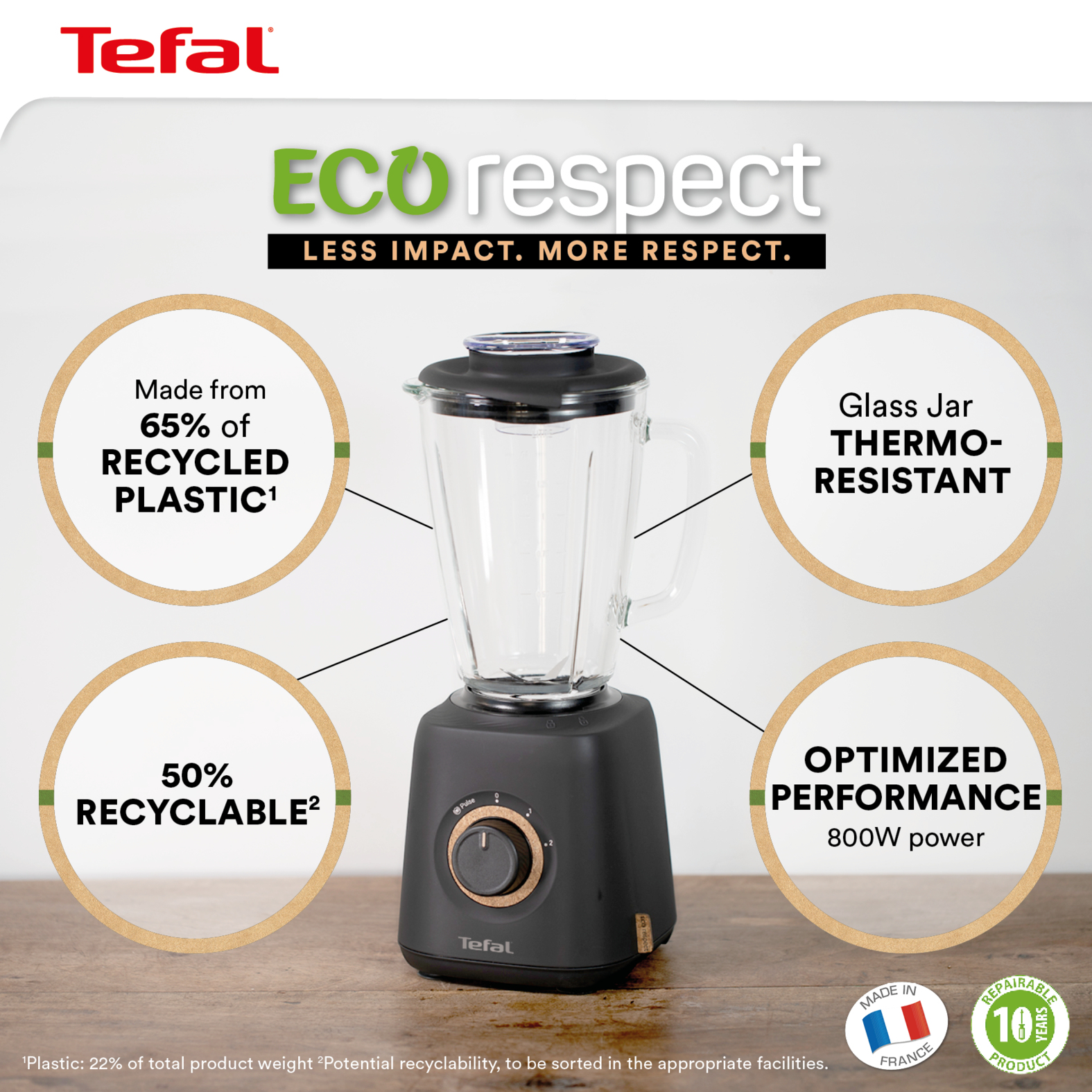 Tefal Eco Respect BL46EN BL46EN Blender - Afbeelding 7