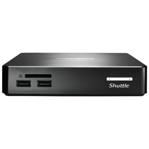 Shuttle XPC nano NS02AV2 Rockchip RK3368 2 GB DDR3L-SDRAM 16 GB eMMC Android 8.1 Nettop Mini PC Zwart