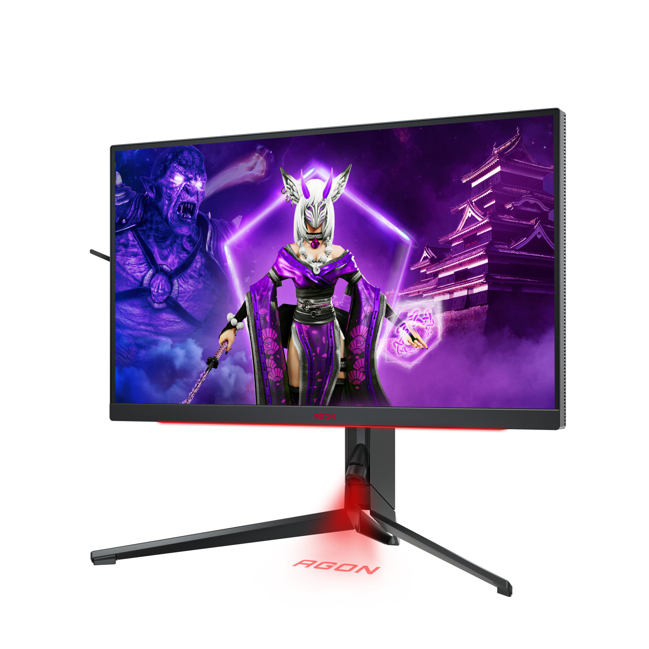 AOC AG274QXM computer monitor 68,6 cm (27") 2560 x 1440 Pixels Quad HD LED Zwart, Rood - Afbeelding 5