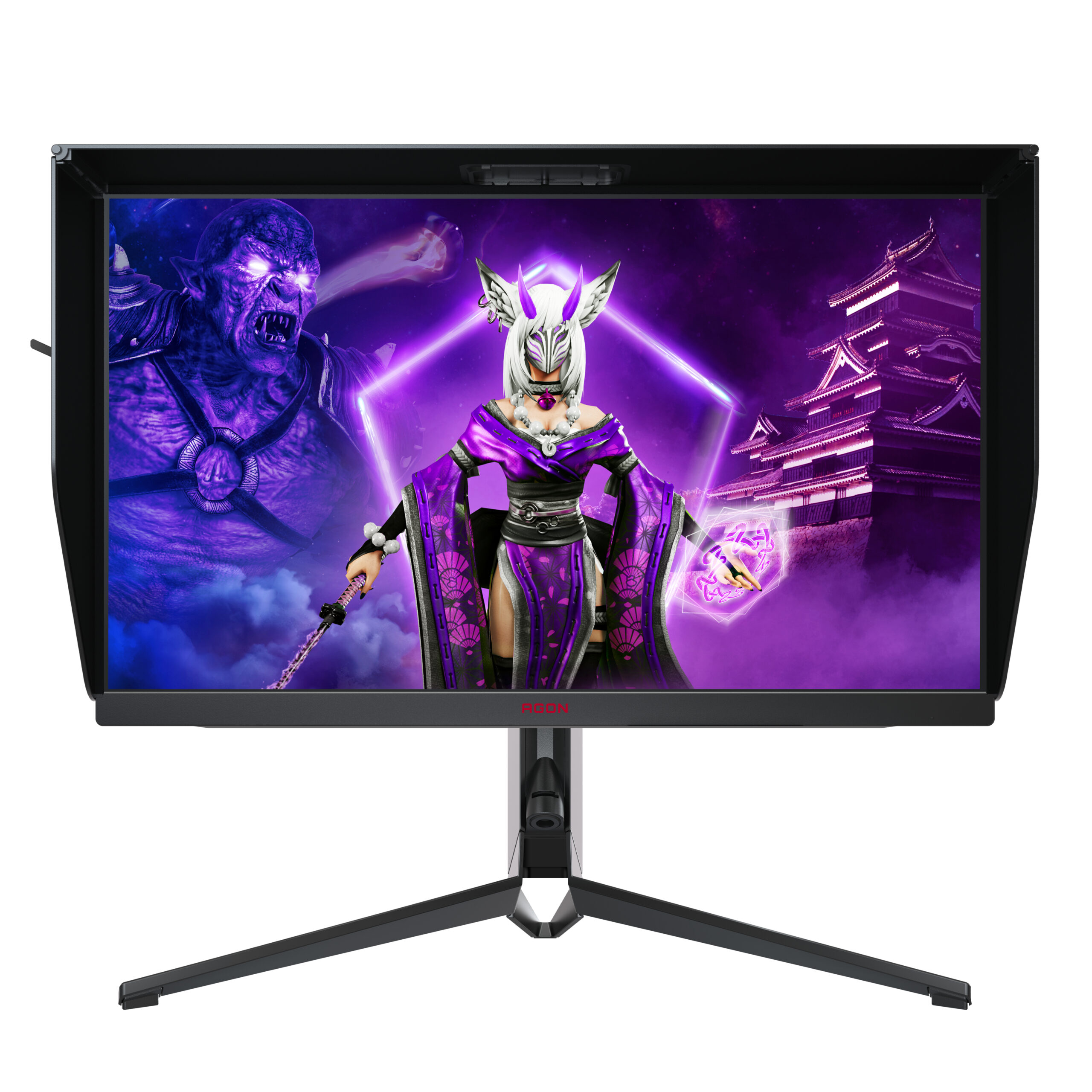 AOC AG274QXM computer monitor 68,6 cm (27") 2560 x 1440 Pixels Quad HD LED Zwart, Rood - Afbeelding 11