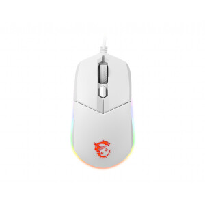 MSI CLUTCH GM11 WHITE muis Gamen Ambidextrous USB Type-A Optisch 5000 DPI