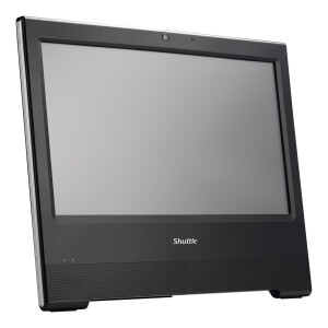 Shuttle All-In-One Barebone X50V8U3, 15,6" Single-Touch-Screen (resistief), Intel Core i3-10110U , ventilatorloos , 24/7 permanent gebruik