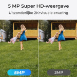 Reolink W320 - 5 MP beveiligingscamera voor buiten, 2,4/5 GHz wifi, detectie van personen/voertuigen/dieren, 30 meter nachtzicht