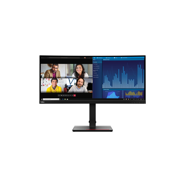 ThinkVision P34w-20 - 34.1 inch - Curved - UltraWide Quad HD IPS LED Monitor - 3440x1440 - HAS / RJ45 / USB-C
