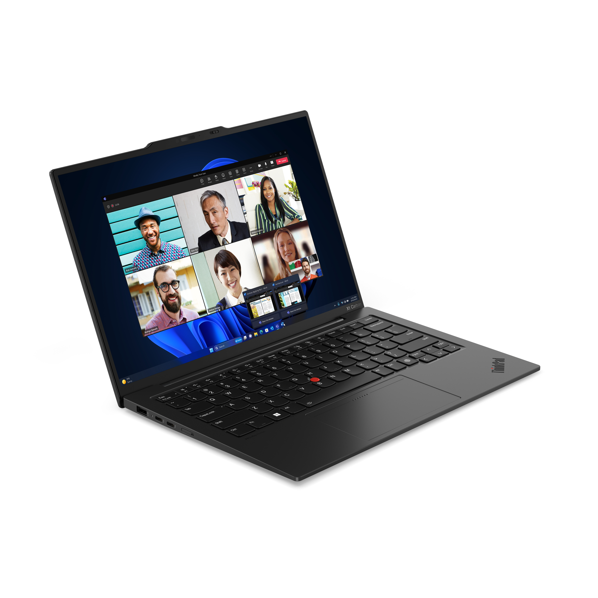 Lenovo ThinkPad X1 Carbon Intel Core Ultra 7 155U Laptop 35,6 cm (14") WUXGA 16 GB LPDDR5x-SDRAM 512 GB SSD Wi-Fi 6E (802.11ax) Windows 11 Pro Zwart - Afbeelding 5
