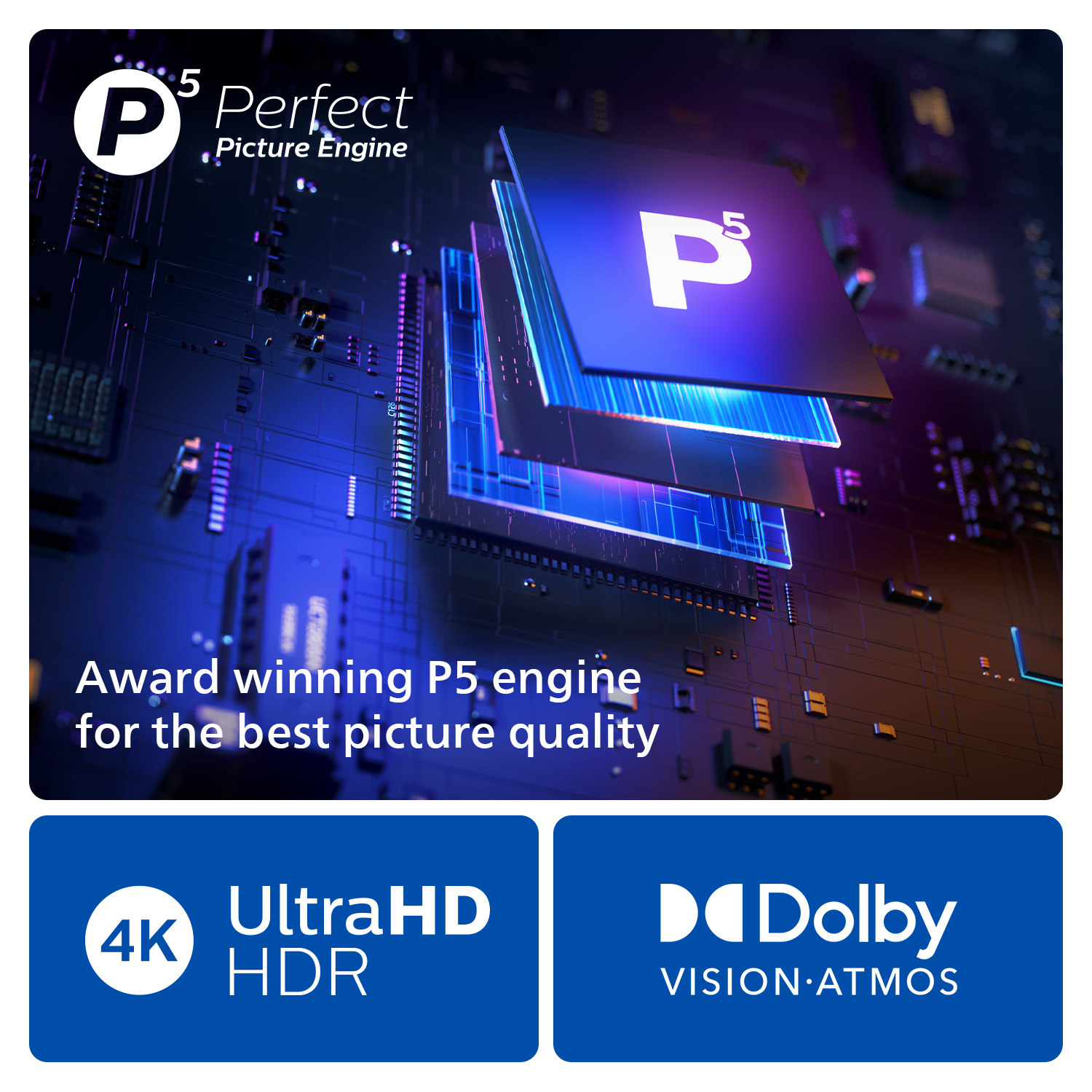 Philips 4K Smart Ambilight TV 43PUS8909 (2024) 120HZ 43" - Afbeelding 8