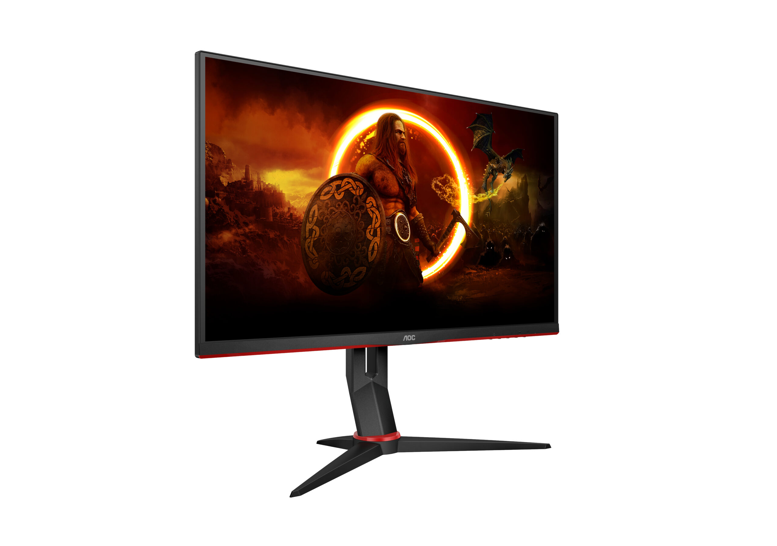 AOC G2 27G2ZN3/BK computer monitor 68,6 cm (27") 1920 x 1080 Pixels Full HD LCD Zwart, Rood - Afbeelding 5