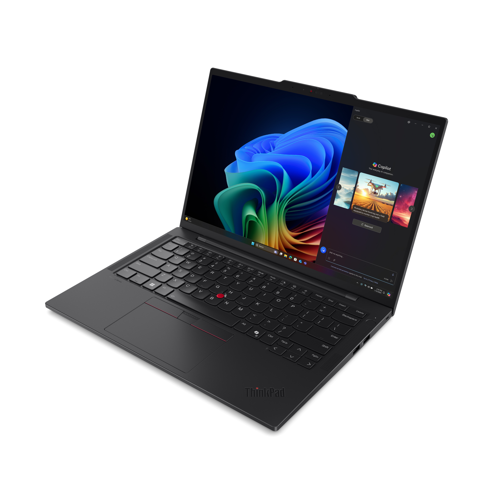 Lenovo ThinkPad T14s Gen 6 (Intel) Intel Core Ultra 5 225U Laptop 35,6 cm (14") WUXGA 16 GB LPDDR5x-SDRAM 512 GB SSD Wi-Fi 6E (802.11ax) Windows 11 Pro Duits Zwart - Afbeelding 8