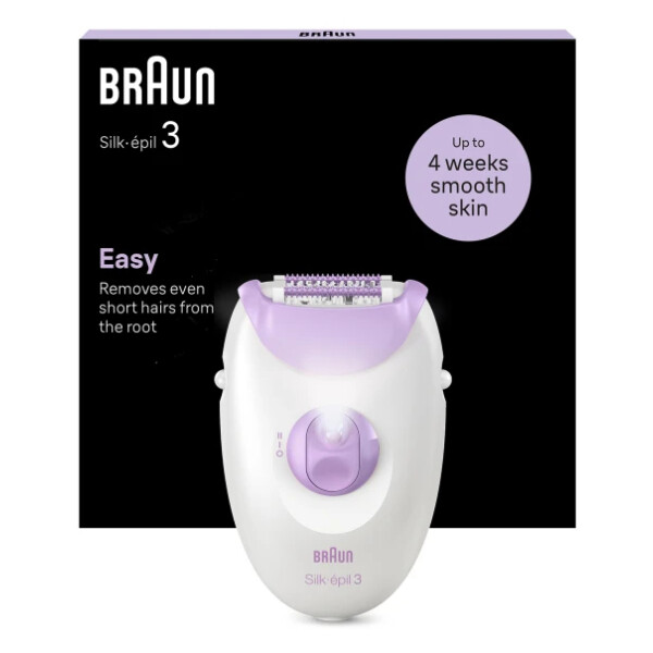 Braun Silk-épil 3 3-000 20 pincetten Paars, Wit
