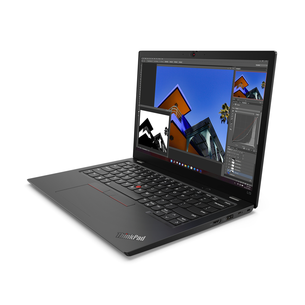 Lenovo ThinkPad L13 Intel® Core™ i5 i5-1335U Laptop 33,8 cm (13.3") WUXGA 8 GB LPDDR5-SDRAM 512 GB SSD Wi-Fi 6 (802.11ax) Windows 11 Pro Zwart - Afbeelding 2