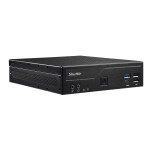 Shuttle Slim PC DH610 , S1700, 1x HDMI, 2x DP , 1x 2.5" , 2x M.2, 2x LAN (Intel 1G + 2.5G), 2x COM, 24/7 permanent gebruik, incl. VESA