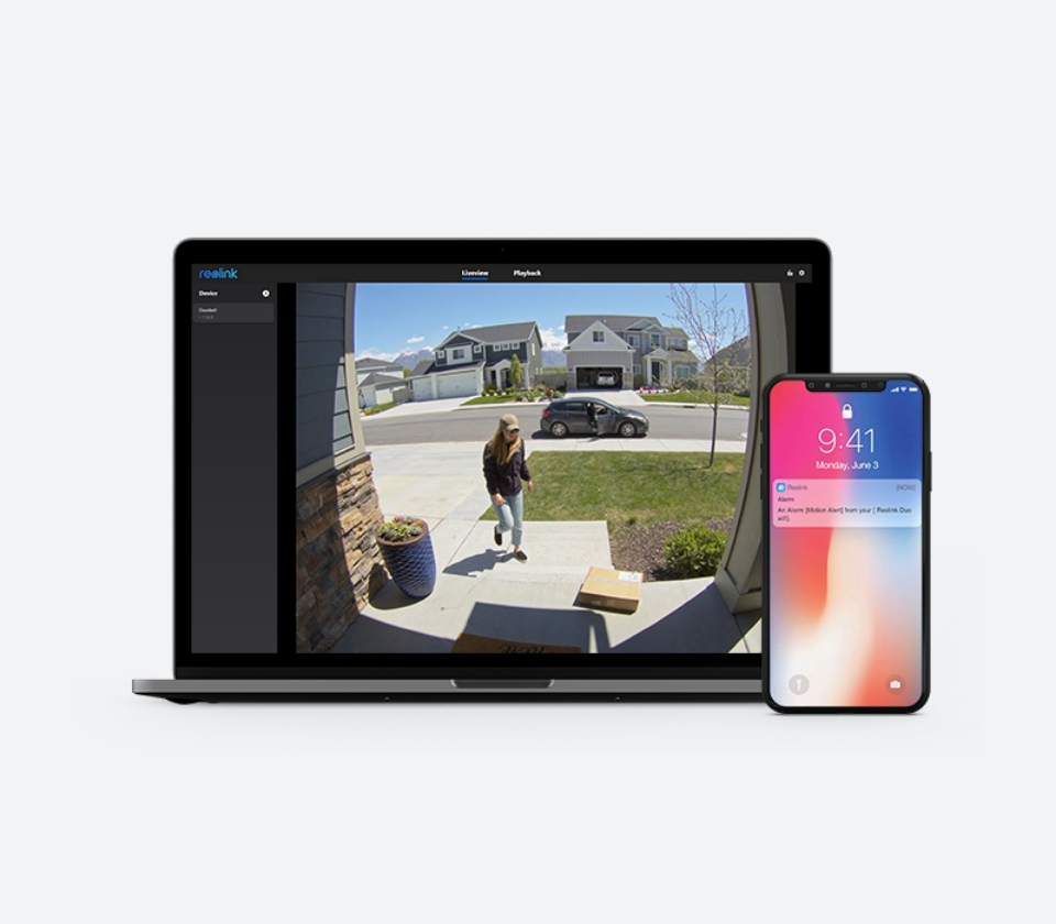 Reolink Video Doorbell WiFi Zwart, Wit - Afbeelding 9