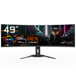GIGABYTE AORUS CO49DQ computer monitor 124,5 cm (49") 5120 x 1440 Pixels DQHD OLED Zwart