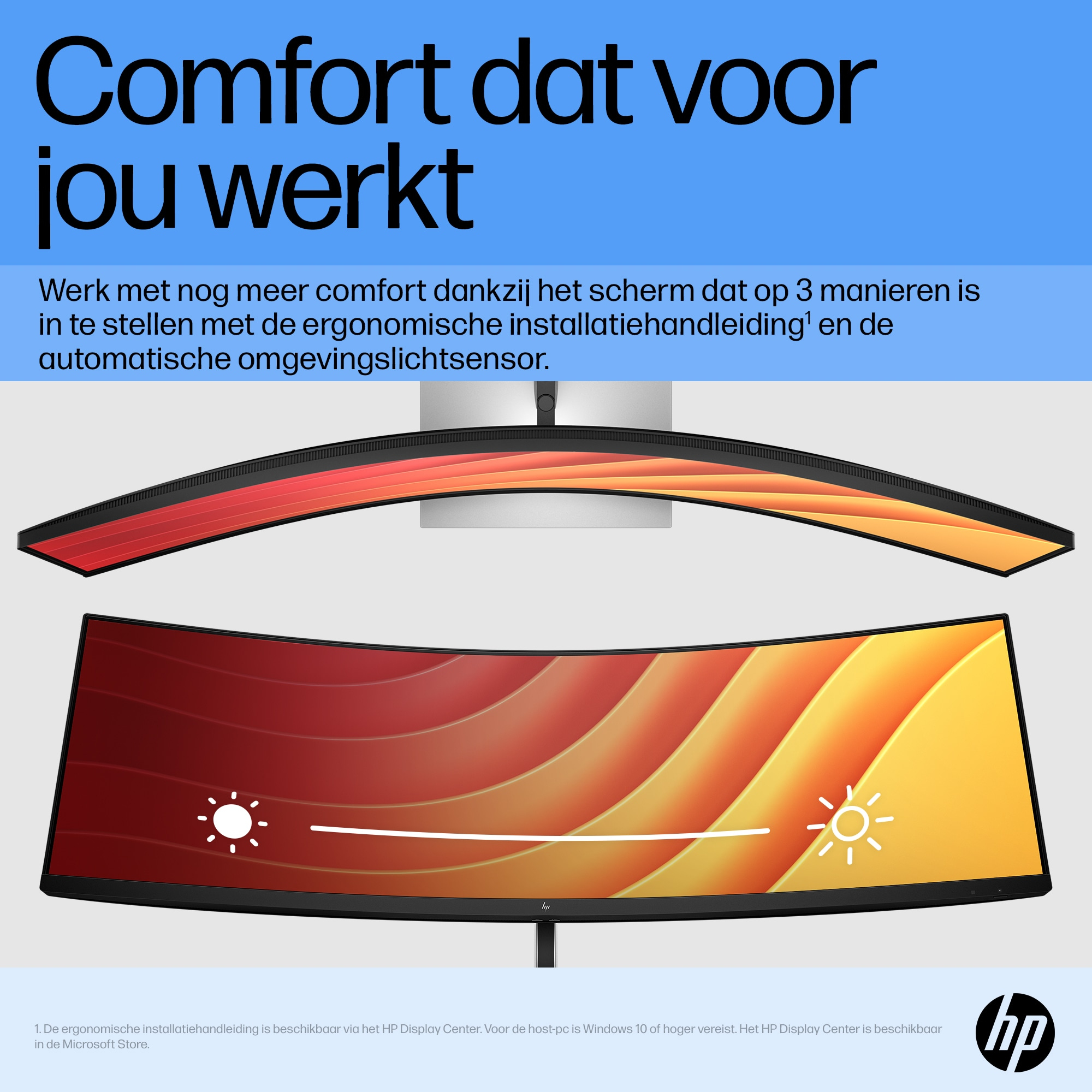 HP E45c G5 DQHD Curved Monitor - Afbeelding 5