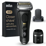 Braun Series 9 Pro+ 9590cc Wet & Dry Scheerapparaat met scheerblad Trimmer Zwart