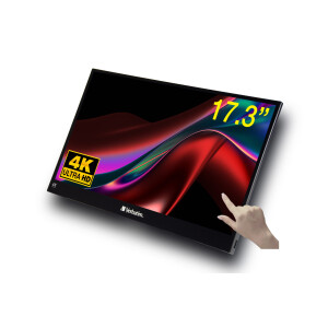 Verbatim Draagbaar aanraakscherm Ultra HD 4K - 17.3”