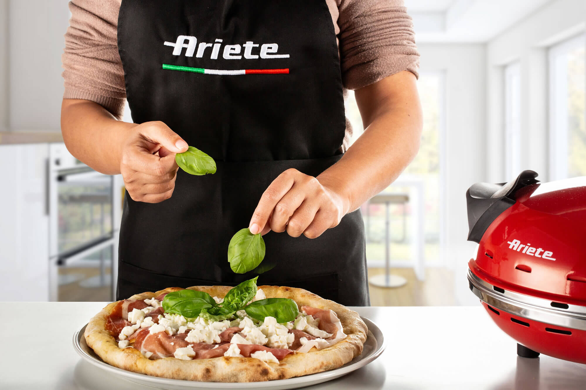 Ariete 0909/10 pizzamaker en -oven 1 pizza('s) 1200 W Zwart, Rood - Afbeelding 3