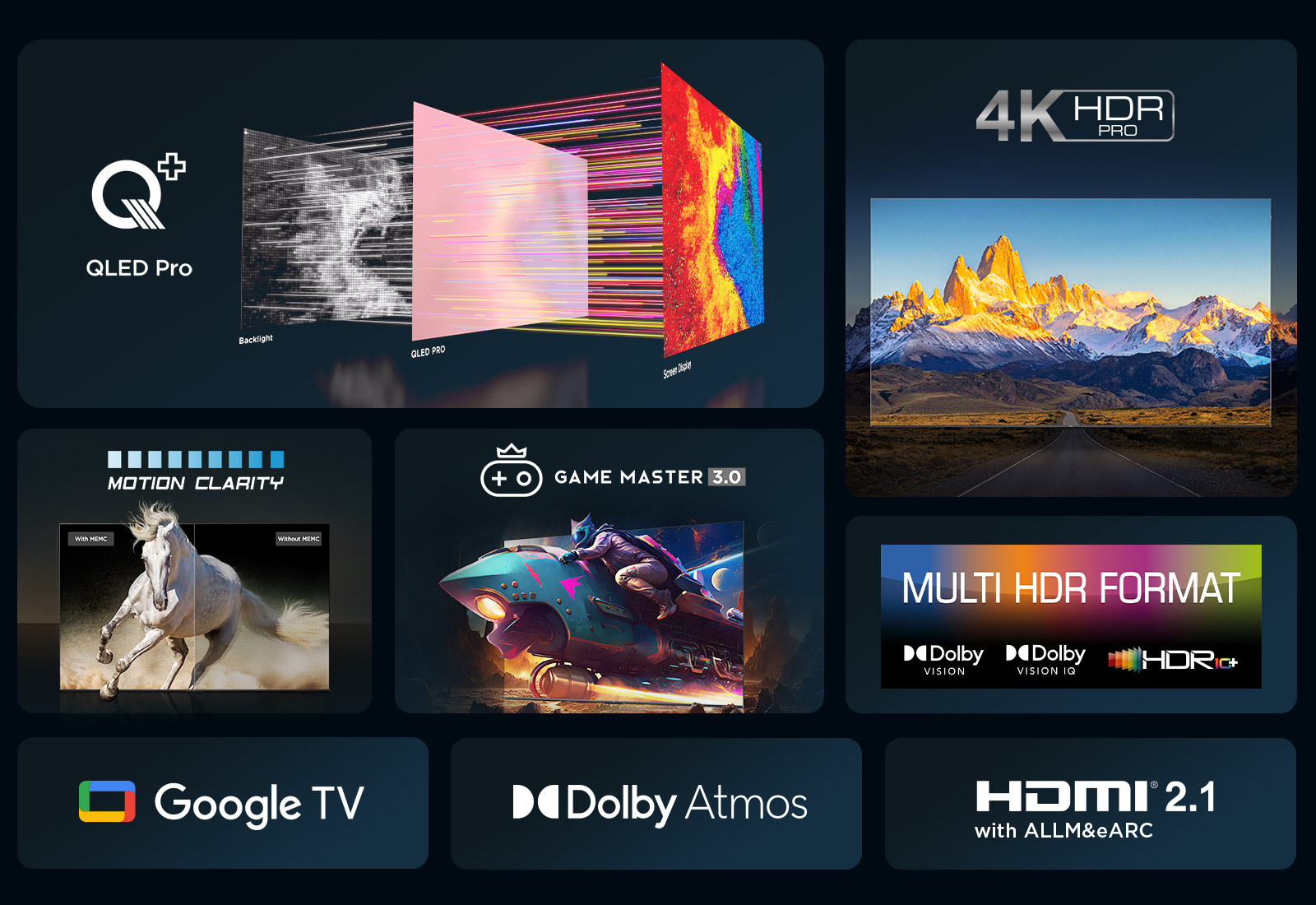 TCL Smart Android QLED+ TV 50C655 (2024) 50" - Afbeelding 8