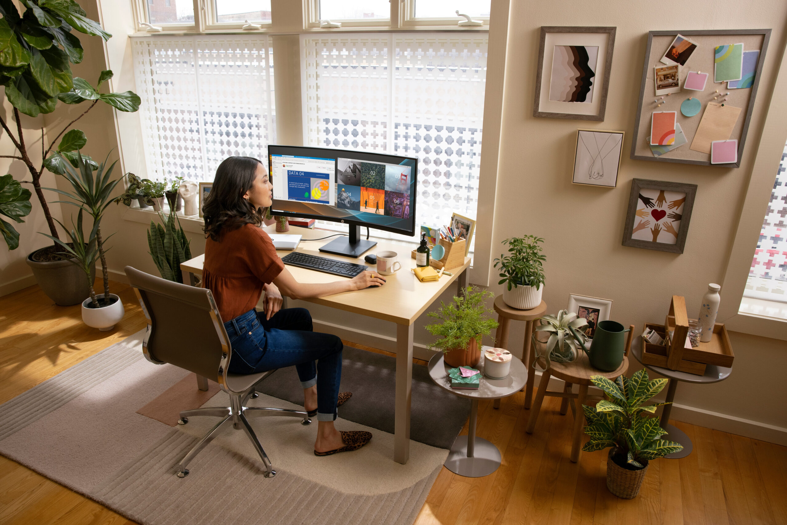 HP P34hc G4 computer monitor 86,4 cm (34") 3440 x 1440 Pixels Quad HD LED Zwart - Afbeelding 9