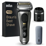 Braun Series 9 Pro+ 9575cc Wet & Dry Scheerapparaat met scheerblad Trimmer Metallic
