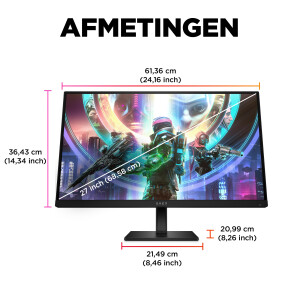 HP OMEN by HP OMEN by 27 inch QHD 240Hz Gaming Monitor - OMEN 27qs