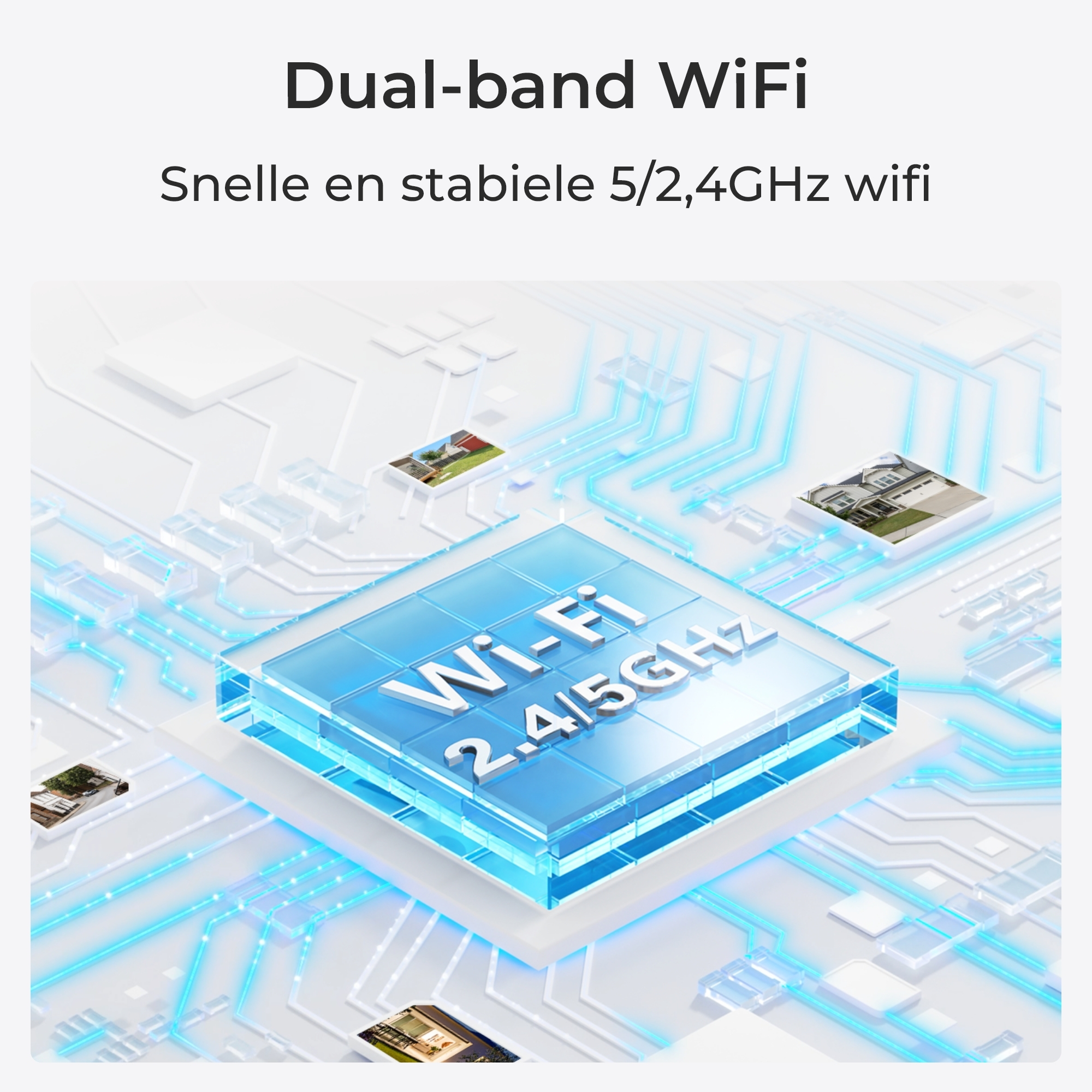 Reolink Fisheye Series Fisheye-serie W520 - 6MP Fisheye wifi-camera voor binnen, 360° zicht, meerdere weergavemodi, persoonsdetectie - Afbeelding 3