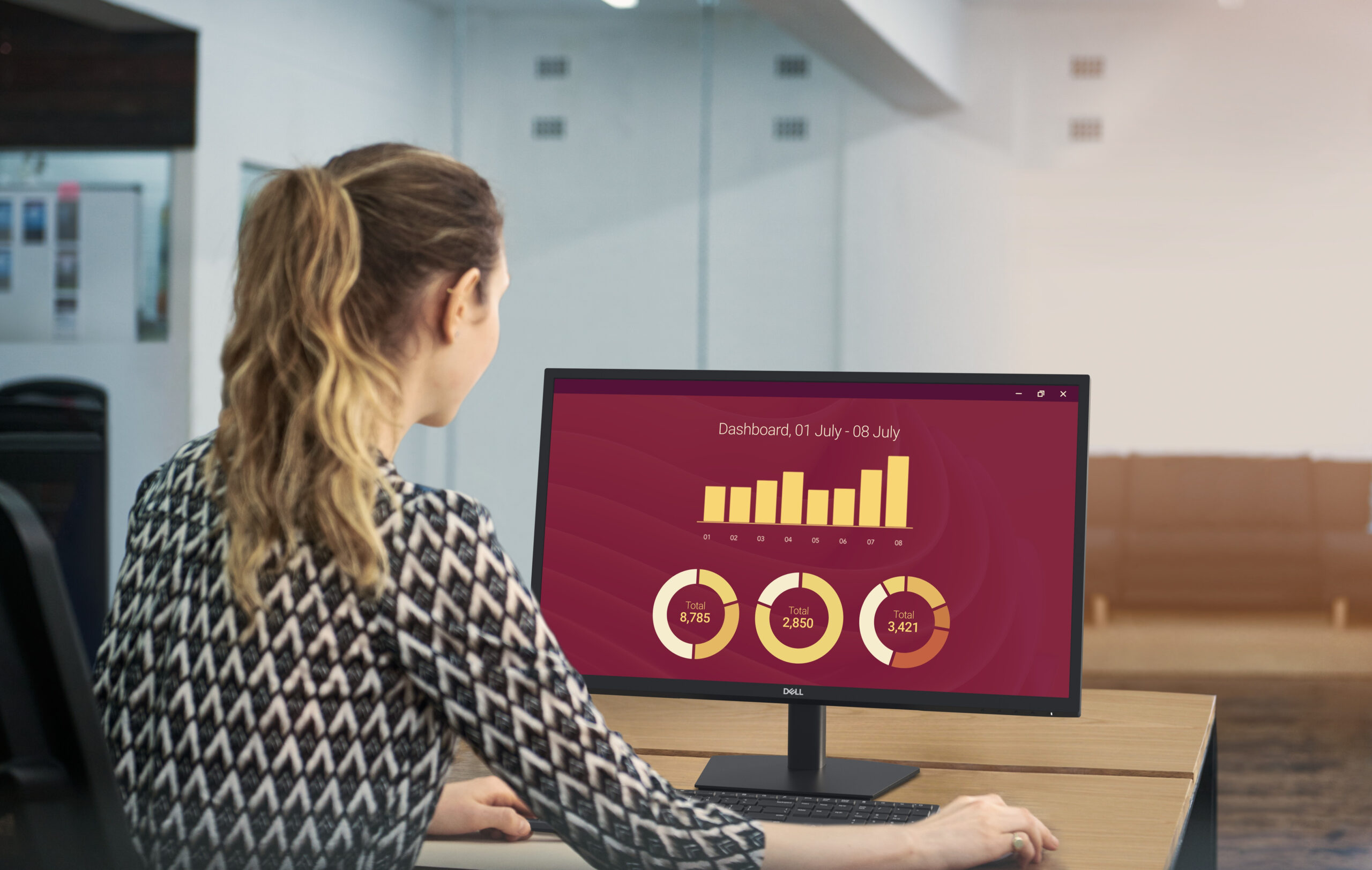 DELL E Series E2725H computer monitor 68,6 cm (27") 1920 x 1080 Pixels Full HD LED Zwart - Afbeelding 9