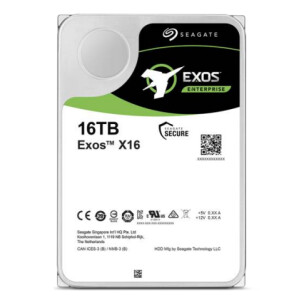 Seagate Exos X16 interne harde schijf 16 TB 7200 RPM 256 MB 3.5" SATA III