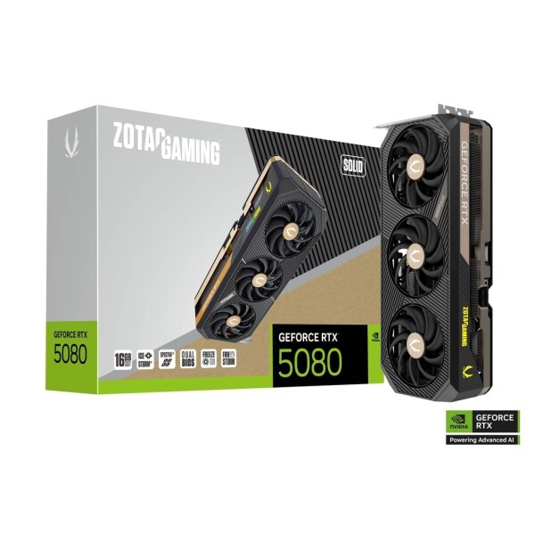 Zotac GAMING GeForce RTX 5080 SOLID CORE OC NVIDIA 16 GB GDDR7