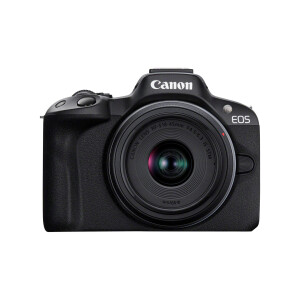Canon EOS R50, Black + RF-S 18-45mm F4.5-6.3 IS STM Kit MILC 24,2 MP CMOS 6000 x 4000 Pixels Zwart