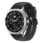 Samsung Galaxy Watch 8 Classic 3,3 cm (1.3") AMOLED 46 mm Digitaal 438 x 438 Pixels Touchscreen Zilver Wifi GPS