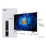 TCL C6KS 50C6KS tv 127 cm (50") 4K Ultra HD Smart TV Wifi Metallic