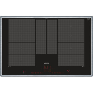 Siemens EX845LYC1E kookplaat Zwart, Roestvrijstaal Ingebouwd Inductiekookplaat zones 4 zone(s)