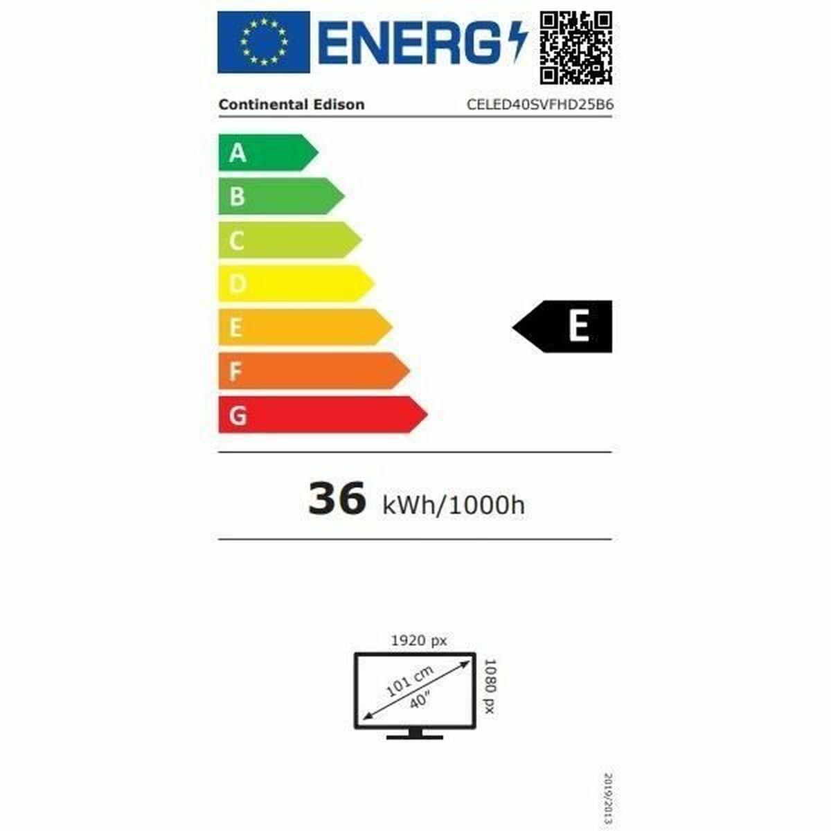 Smart TV Continental Edison CELED40SVFHD25B6 Full HD 40" LED HDR10 HD FullArray - Afbeelding 4