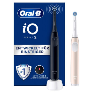 Oral-B iO Series 2 Volwassene Vibrerende tandenborstel Zwart, Roze