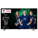 TCL C6K 75C6K tv 190,5 cm (75") 4K Ultra HD Smart TV Wifi Metallic