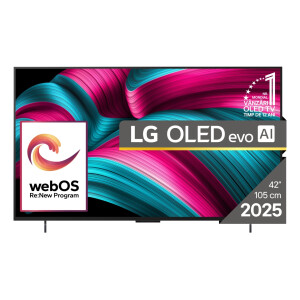 LG OLED evo AI OLED42C51LA tv 106,7 cm (42") 4K Ultra HD Smart TV Wifi Zwart