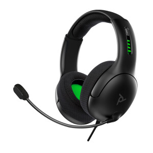 PDP LVL50 Headset Bedraad Hoofdband Gamen Zwart, Groen, Grijs