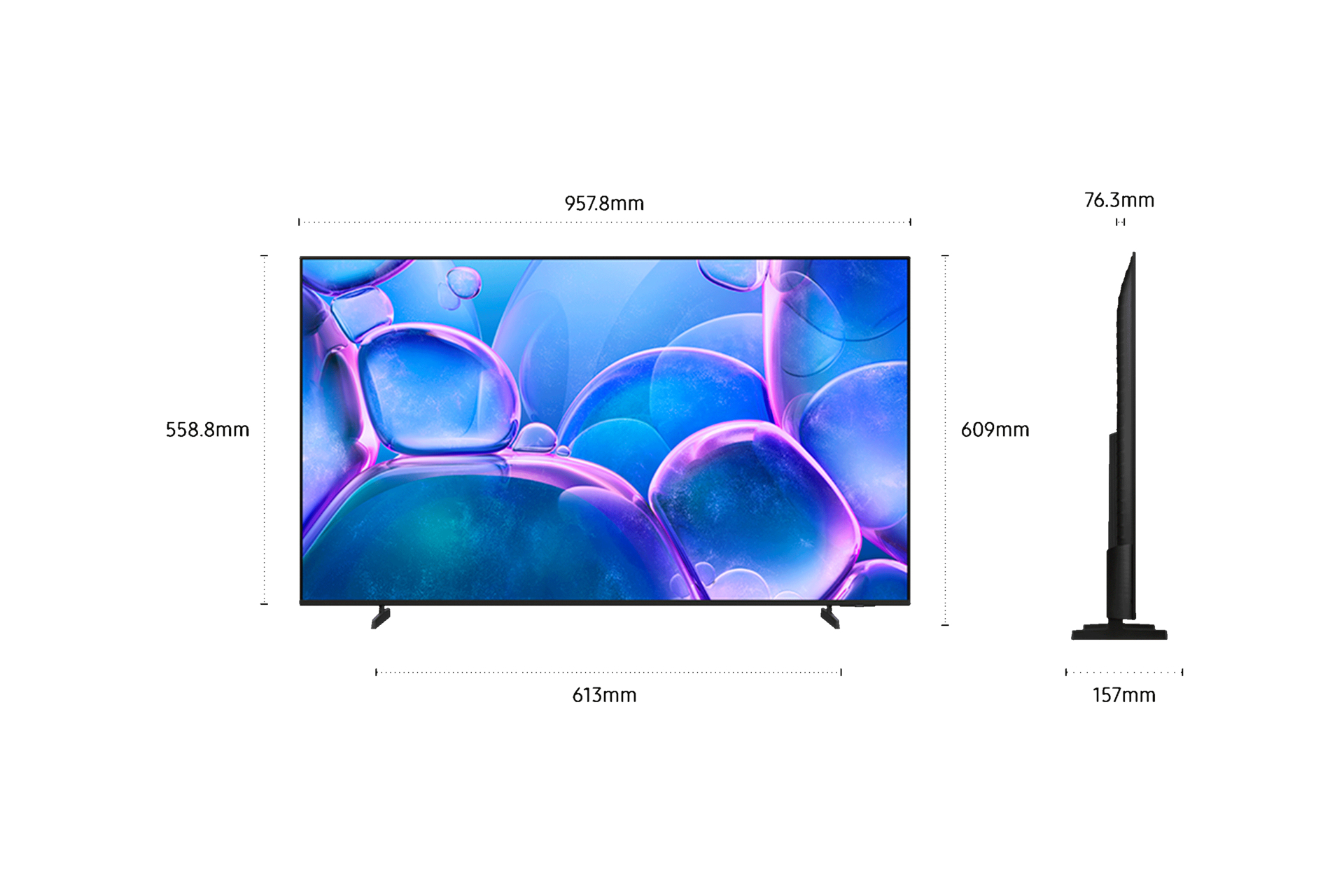 Samsung TU43U7005FK 109,2 cm (43") 4K Ultra HD Smart TV Wifi Zwart - Afbeelding 11