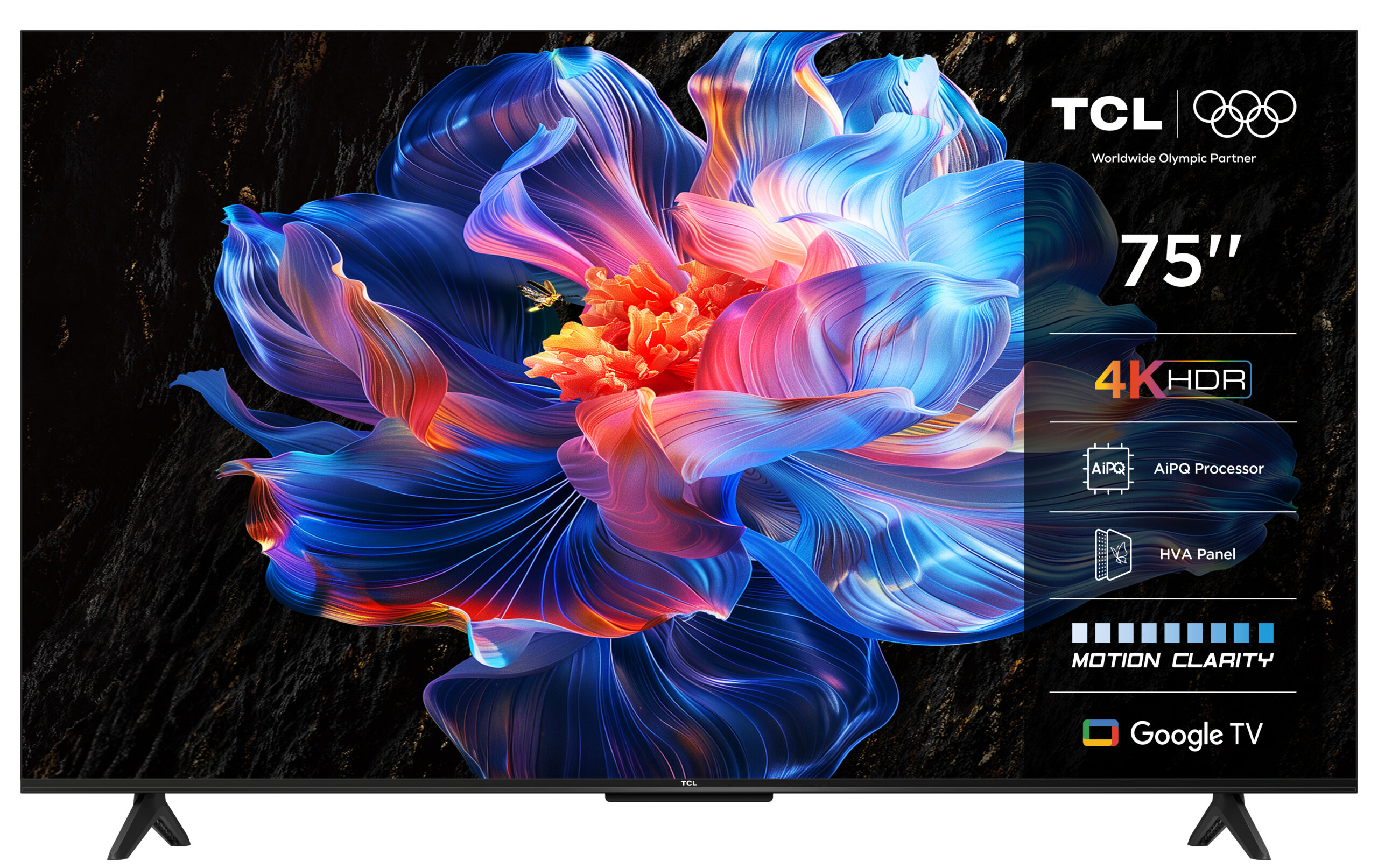 TCL 75P69K tv 190,5 cm (75") 4K Ultra HD Smart TV Wifi Zwart
