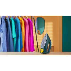 Philips 7000 series DST7050/70 strijkijzer Stoomstrijkijzer SteamGlide Elite-zoolplaat 2800 W Groen