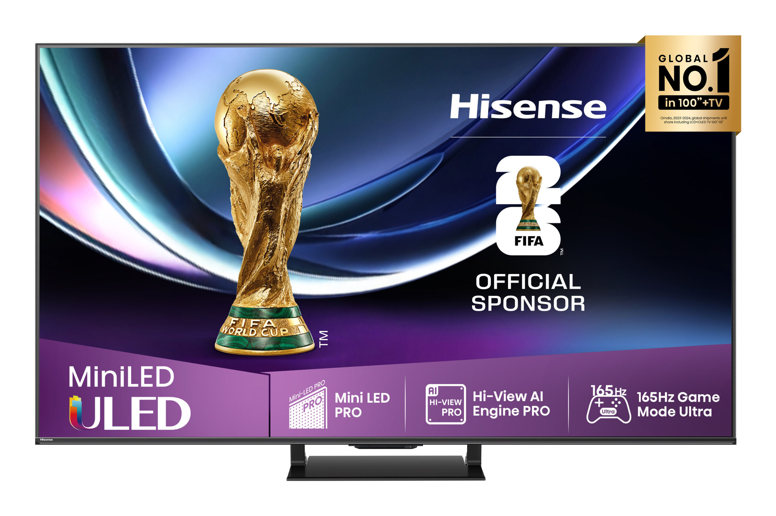 Hisense 55U7Q PRO 139,7 cm (55") 4K Ultra HD Smart TV Wifi Zwart 500 cd/m²