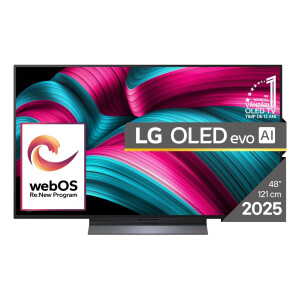 LG OLED evo AI OLED48C51LA tv 121,9 cm (48") 4K Ultra HD Smart TV Wifi Zwart